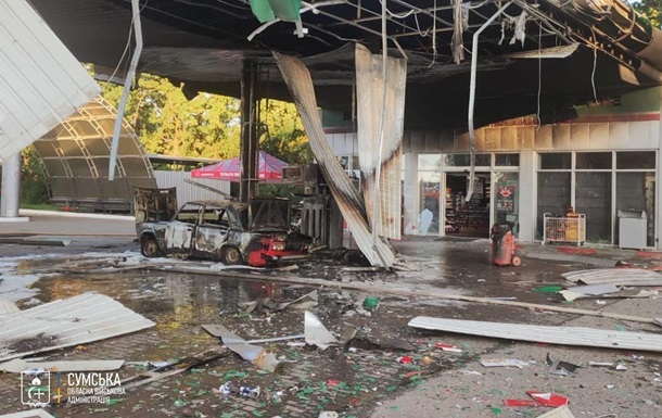 Росіяни двічі атакували дронами АЗС на Сумщині: є жертва і поранені