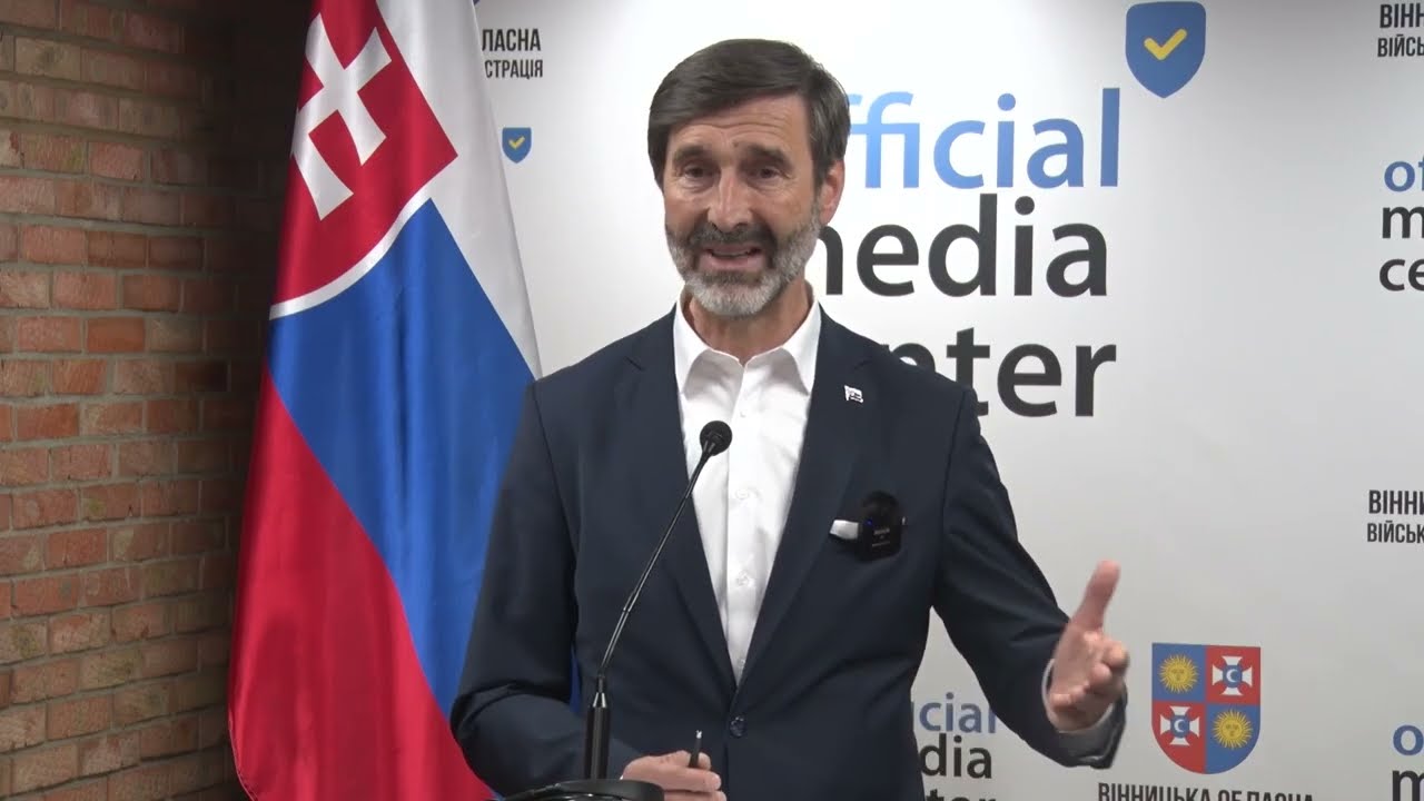 🇺🇦🇸🇰 Спільна пресконференція Андрія Сибіги та Юрая Бланара